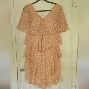 Patra Vintage 80s Tiered Cocktail Formal Dress